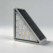 Staindrop Solar Step Lights Set of 2 Triangle Grey