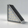 Staindrop Solar Step Lights Set of 2 Triangle Grey