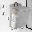 Wallora Foldable Wall Mounted Laundry Basket Punch Free