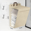 Wallora Foldable Wall Mounted Laundry Basket Punch Free