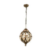 Tanfield Metal Orb Outdoor Pendant Light Globe Chain