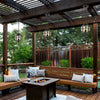 Tanfield Metal Orb Outdoor Pendant Light Globe Chain