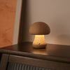 Cawood Wooden Mushroom Table Lamp Cordless Night Light