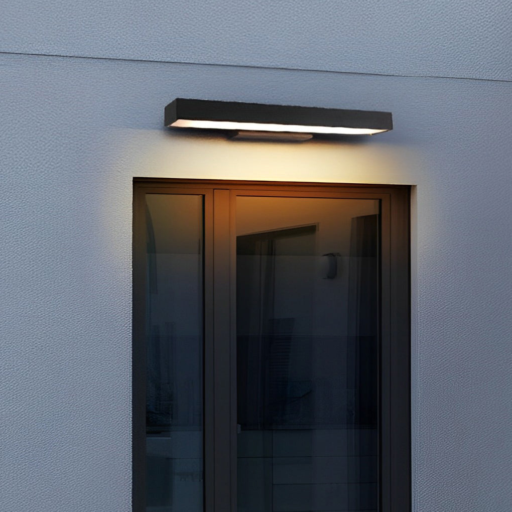 Hexham Rectangular Outdoor Wall Light LED Motion Sensor