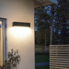 Kersey Rectangle Outdoor Wall Light Matte Black LED