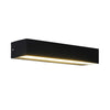 Kersey Rectangle Outdoor Wall Light Matte Black LED