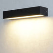 Kersey Rectangle Outdoor Wall Light Matte Black LED