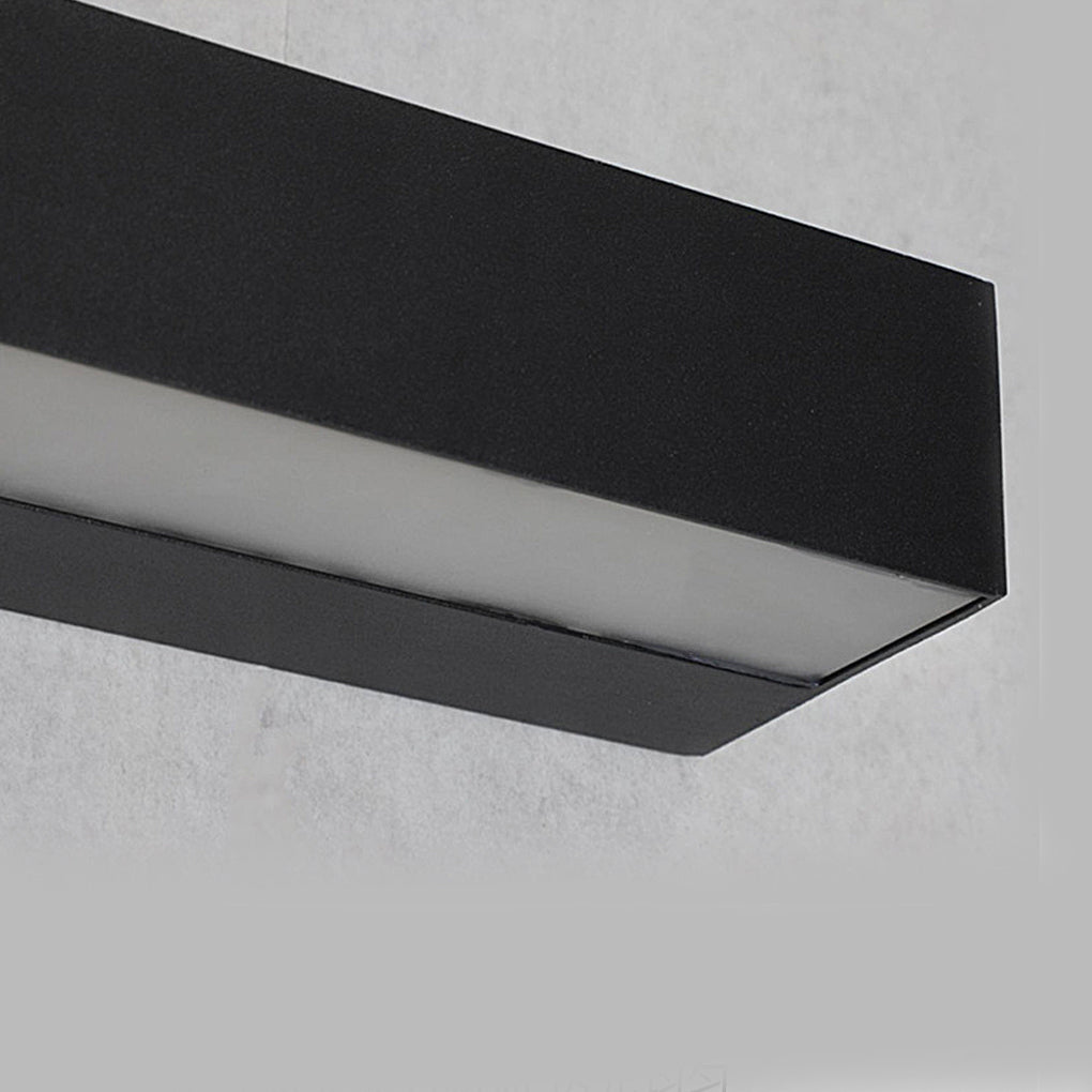 Kersey Rectangle Outdoor Wall Light Matte Black LED
