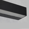Kersey Rectangle Outdoor Wall Light Matte Black LED