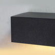 Kersey Rectangle Outdoor Wall Light Matte Black LED