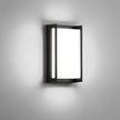 Lavenham Geometric Outdoor Wall Light Black LED Sconce