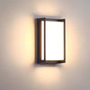 Lavenham Geometric Outdoor Wall Light Black LED Sconce