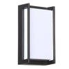 Lavenham Geometric Outdoor Wall Light Black LED Sconce