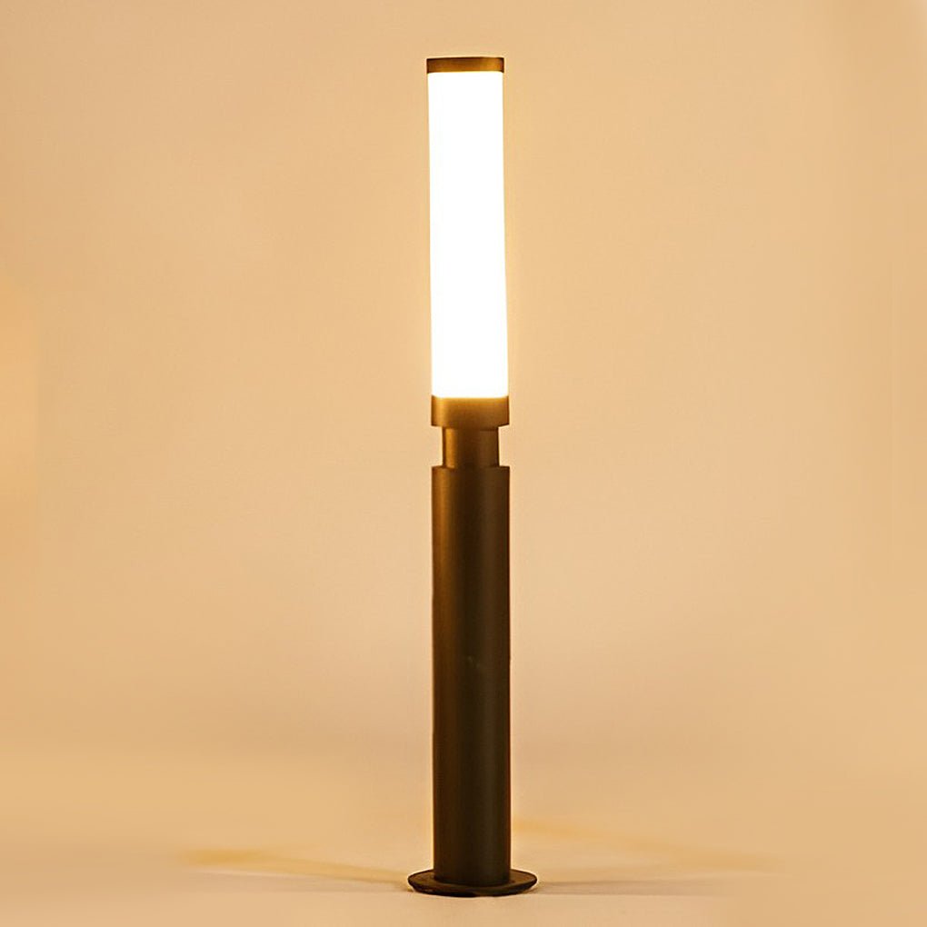 Castleton LED Bollard Light Black Garden Path Post Light