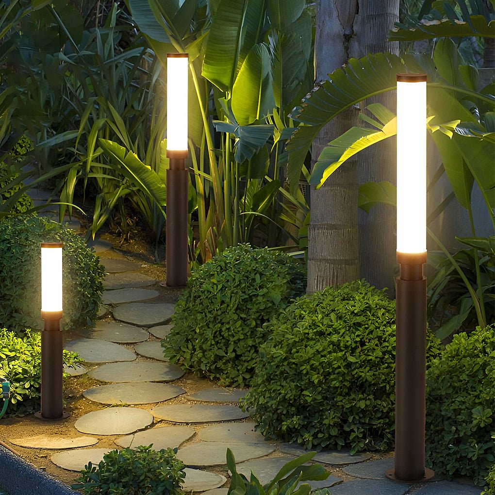 Castleton LED Bollard Light Black Garden Path Post Light