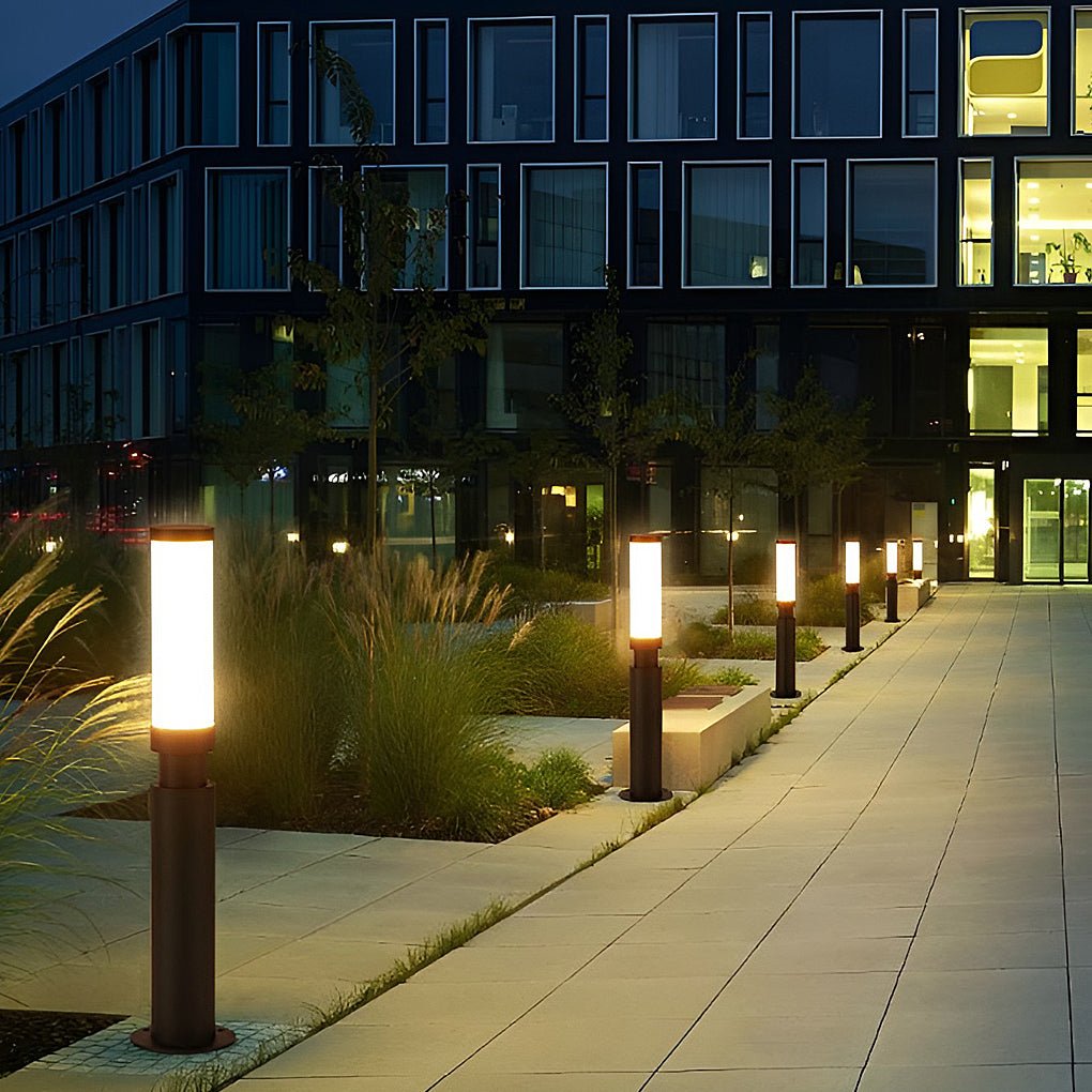 Castleton LED Bollard Light Black Garden Path Post Light
