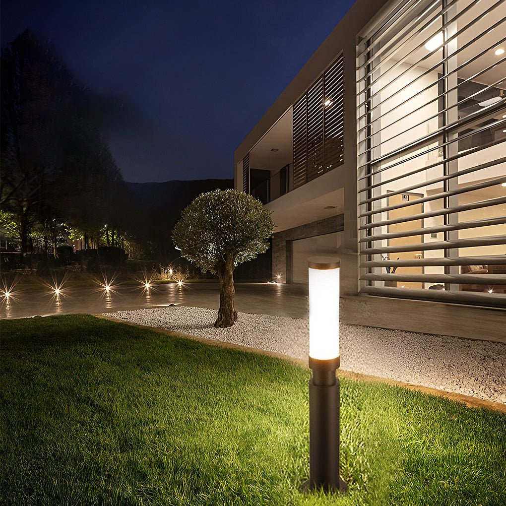 Castleton LED Bollard Light Black Garden Path Post Light