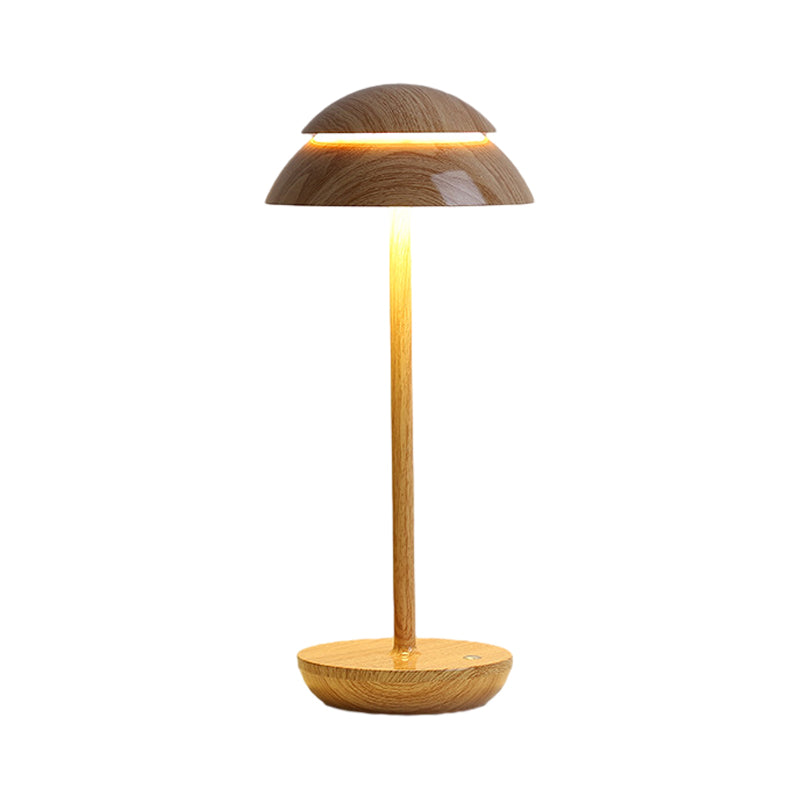 Sawley Double Dome Mushroom Table Lamp Cordless Dimmable