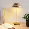 Sawley Double Dome Mushroom Table Lamp Cordless Dimmable