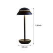 Sawley Double Dome Mushroom Table Lamp Cordless Dimmable