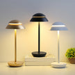 Sawley Double Dome Mushroom Table Lamp Cordless Dimmable