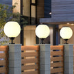 Hepple Solar Gate Pillar Light Black 3 Colour Settings
