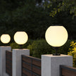 Hepple Solar Gate Pillar Light Black 3 Colour Settings