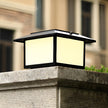 Allendale Square Pillar Light Solar or Hardwired Black