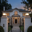 Allendale Square Pillar Light Solar or Hardwired Black