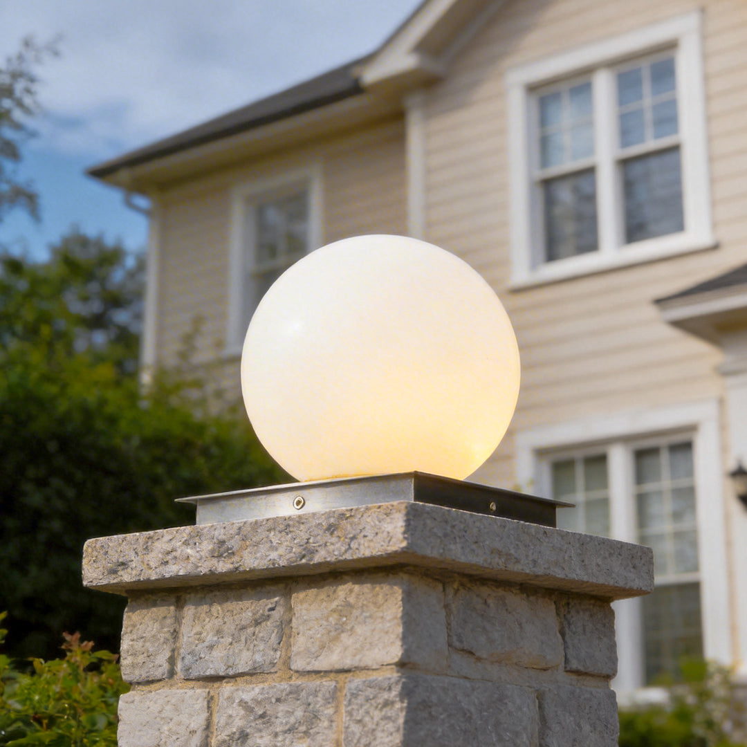 Lynton Outdoor Pillar Light Globe Cube or Cylinder Shade