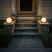 Lynton Outdoor Pillar Light Globe Cube or Cylinder Shade