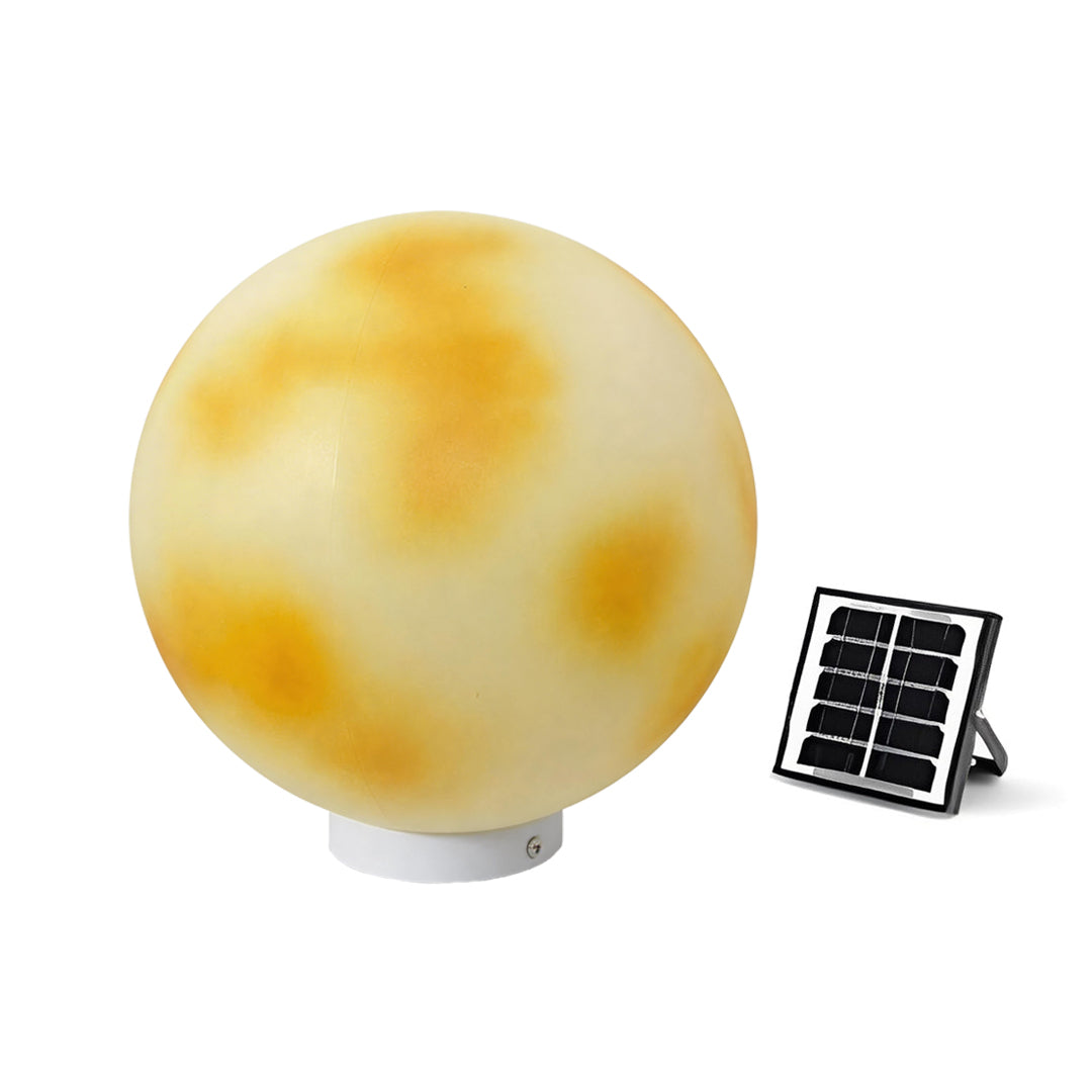 Wetherby Moon Pillar Light Globe Solar or Hardwired IP65