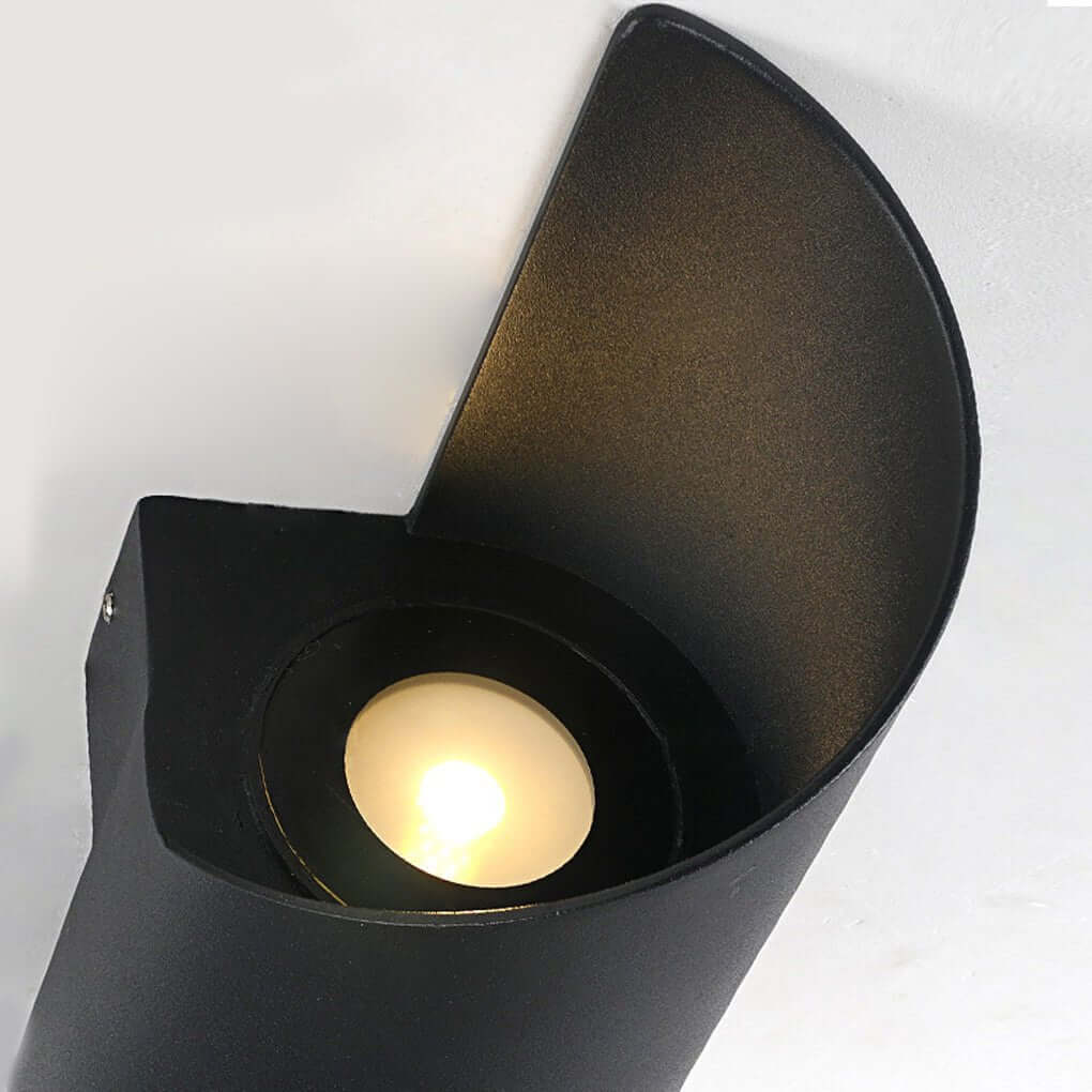 Egton Spiral Up Down Outdoor Wall Light IP65 LED