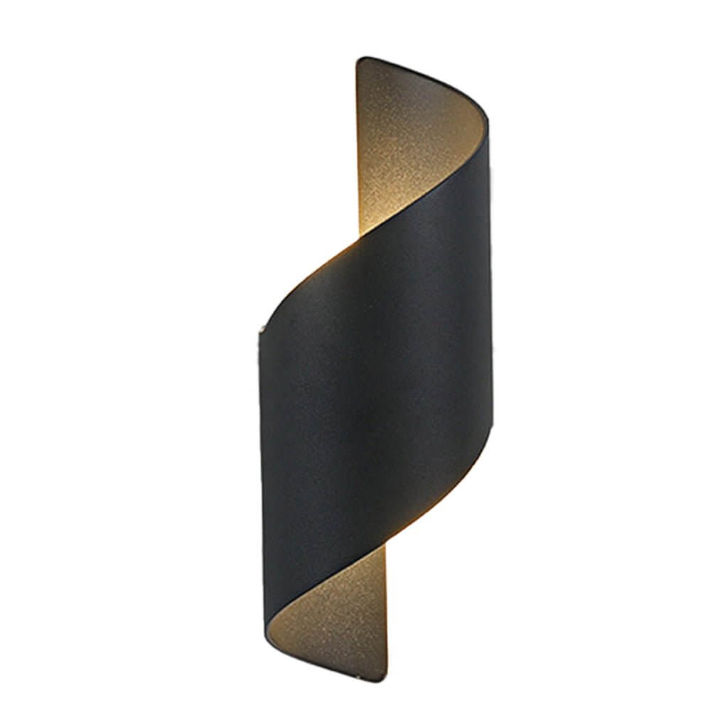 Egton Spiral Up Down Outdoor Wall Light IP65 LED