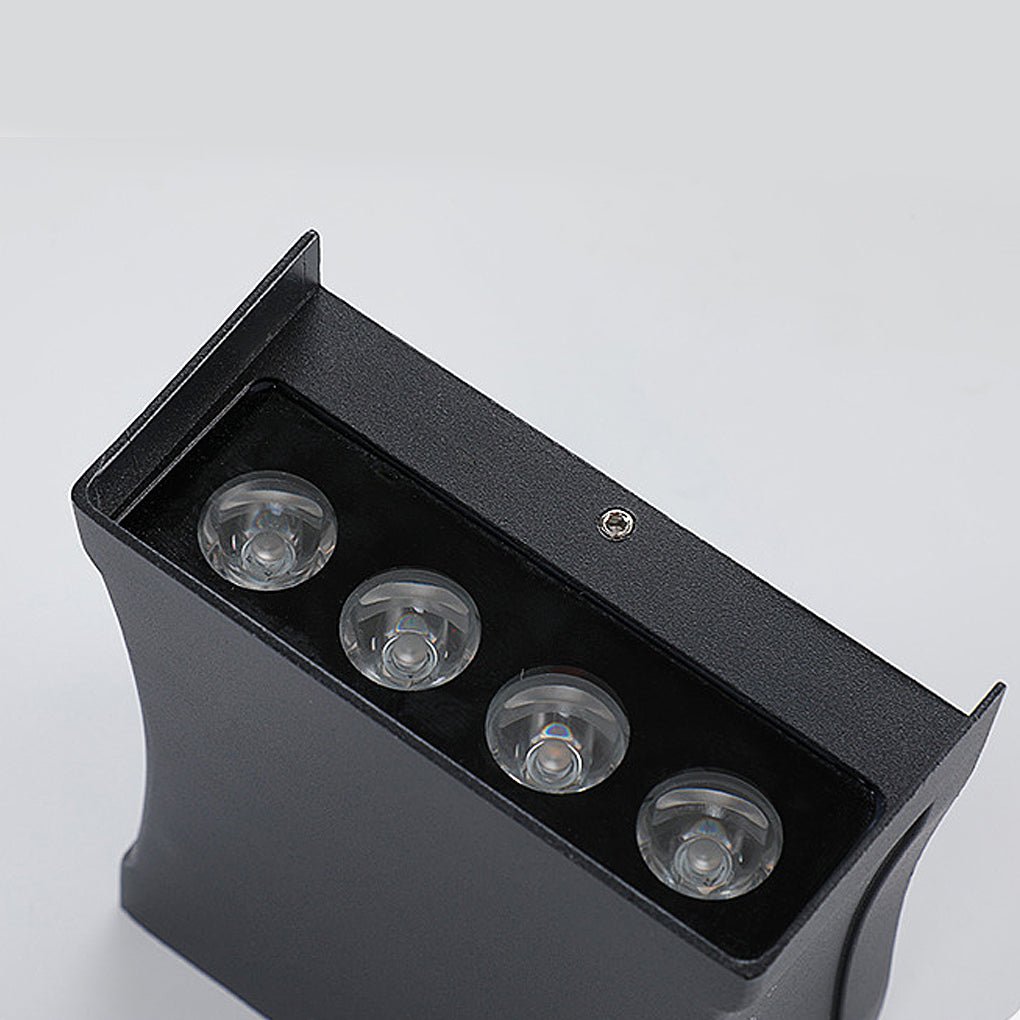 Amberley Up Down Outdoor Wall Light Black LED Sconce
