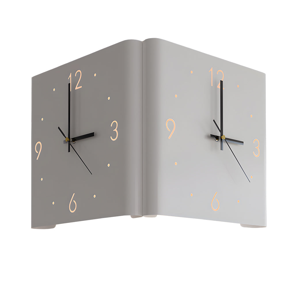 Kilburn Backlit Wall Clock Lamp Silent Motion Sensor