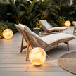 Wetherby Moon Pillar Light Globe Solar or Hardwired IP65