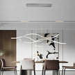 Buxton Wave LED Pendant Light Dimmable Metal Linear