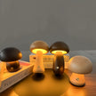 Cawood Wooden Mushroom Table Lamp Cordless Night Light