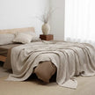 Broadway Cotton Waffle Blanket Lightweight Breathable Throw