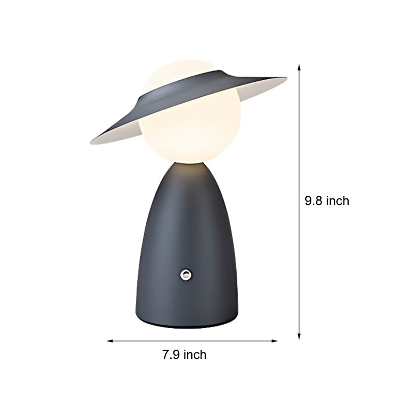 Harewood Scarecrow Hat Table Lamp Cordless Touch Dimmable
