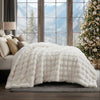 Sedgwick Faux Rabbit Fur Throw Blanket and Cushion