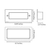 Bosham Recessed Brick Light LED Step and Stair Wall Light