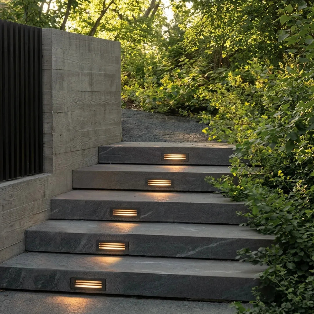 Bosham Recessed Brick Light LED Step and Stair Wall Light