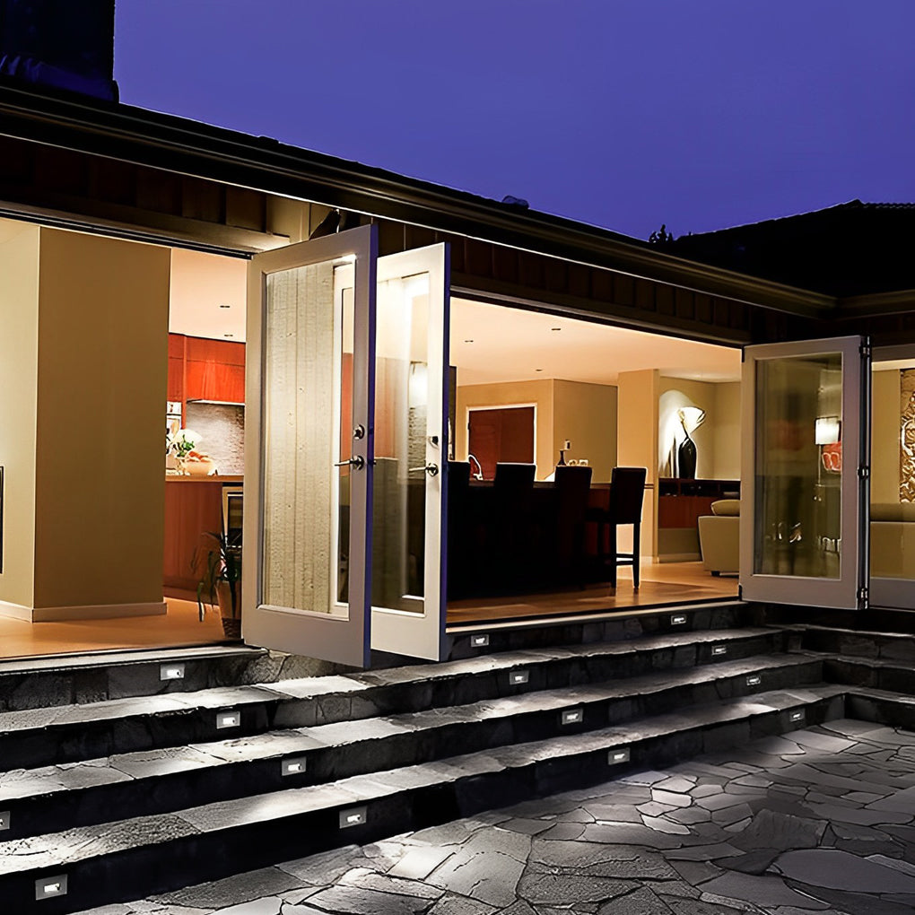 Bosham Recessed Brick Light LED Step and Stair Wall Light
