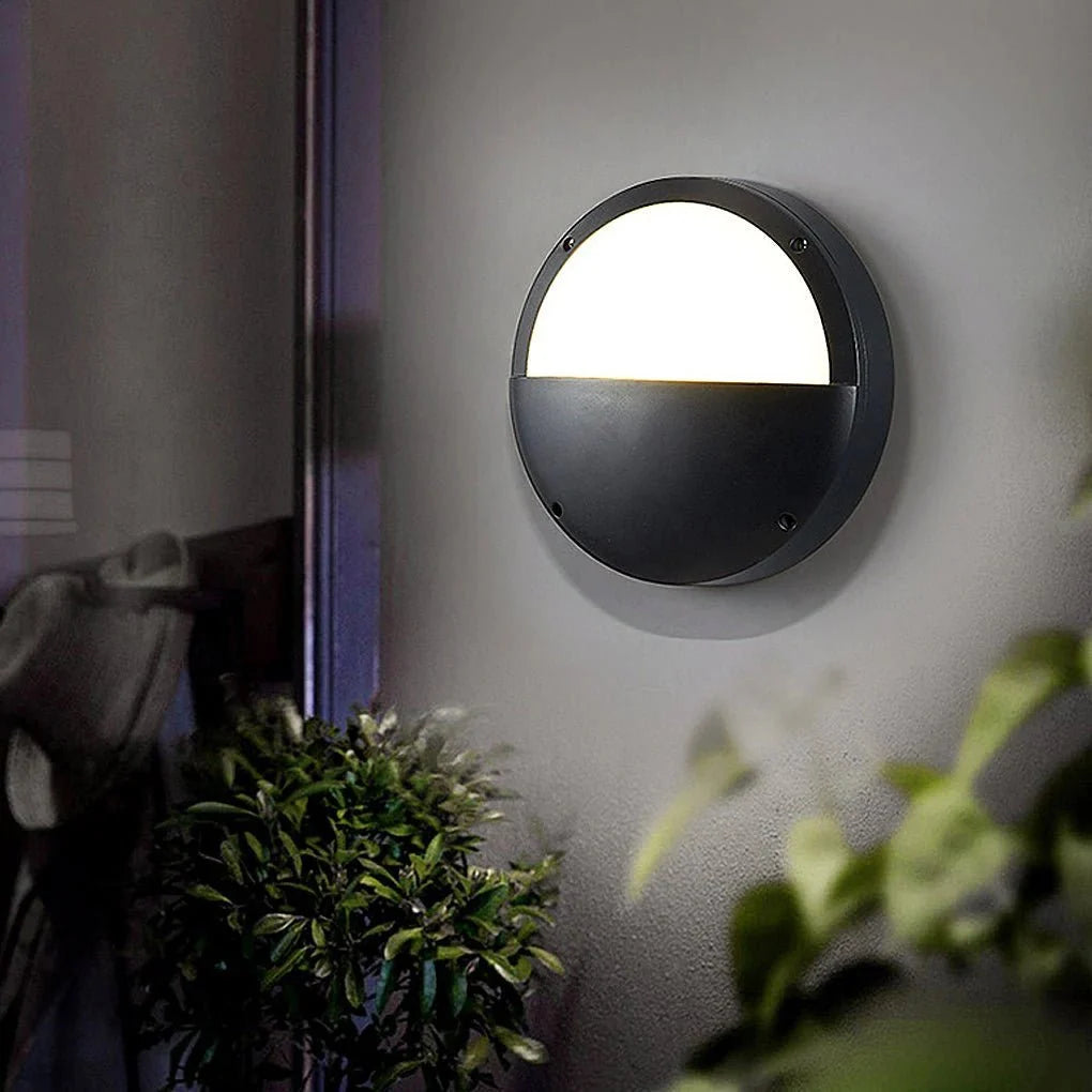 Felton Round LED Outdoor Ceiling Light Wall or Ceiling