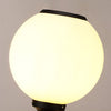 Hepple Solar Gate Pillar Light Black 3 Colour Settings