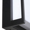 Lavenham Geometric Outdoor Wall Light Black LED Sconce