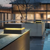 Otley Square Pillar Light Solar or Hardwired Stainless IP65