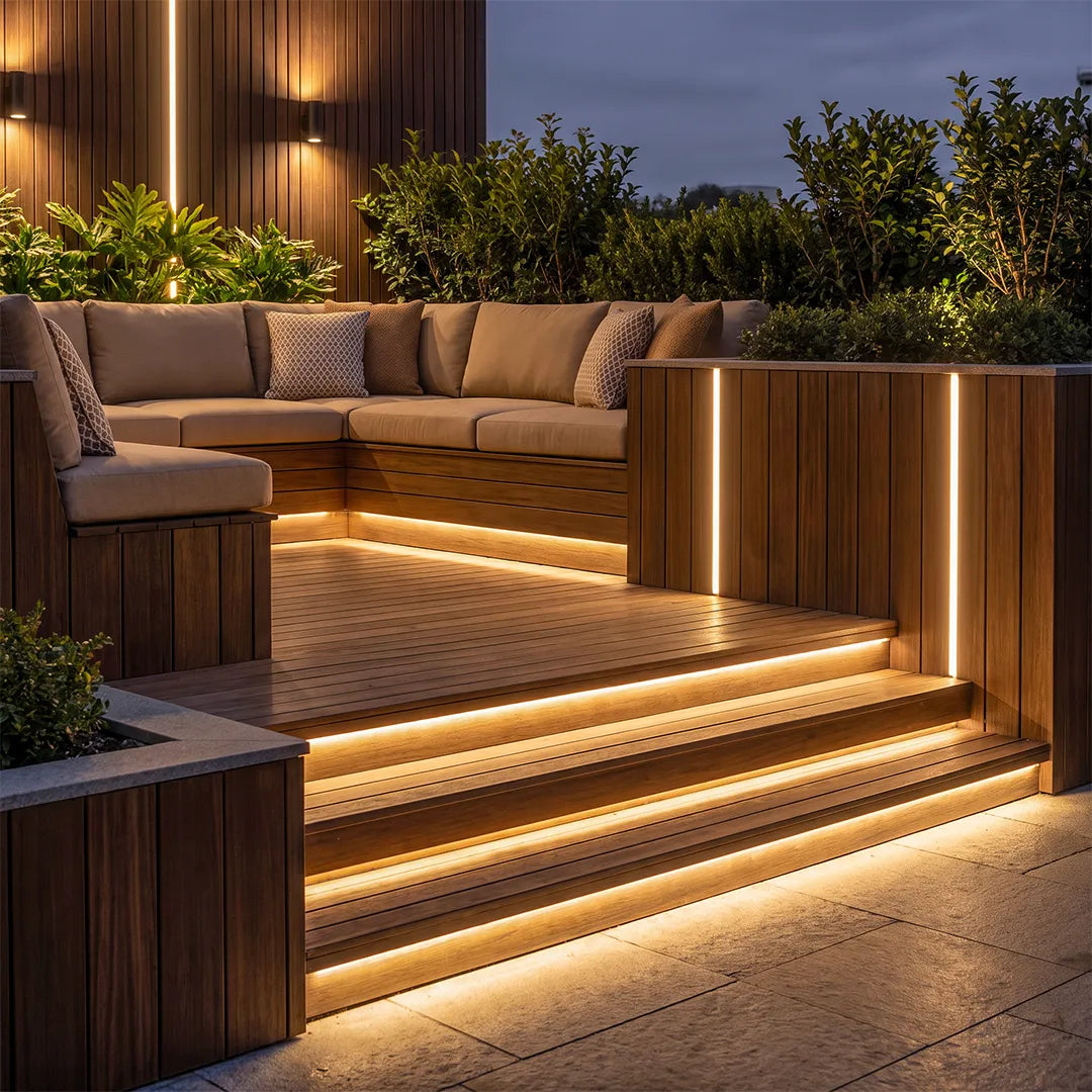 Silsden LED Stair Strip Light Flexible Silicone for Steps